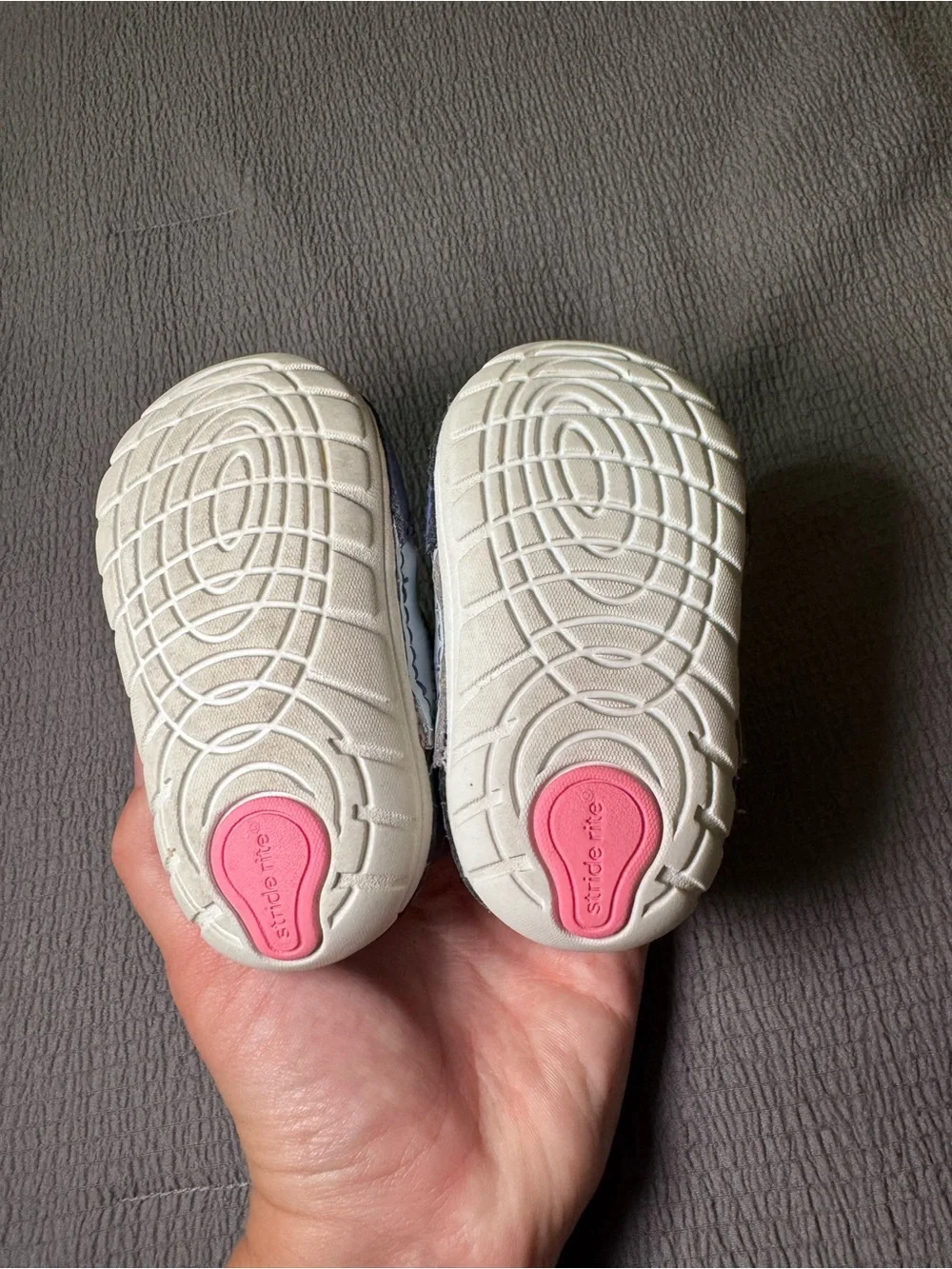 Toddler Stride Rite Sneakers in Pink and Blue